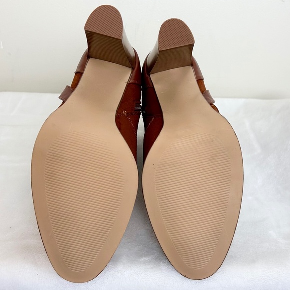 JUSTFAB Rust Orange Suede Lissa Harness Bootie Size 9.5 US/UK 7.5/EU  40.5 - Picture 7 of 9